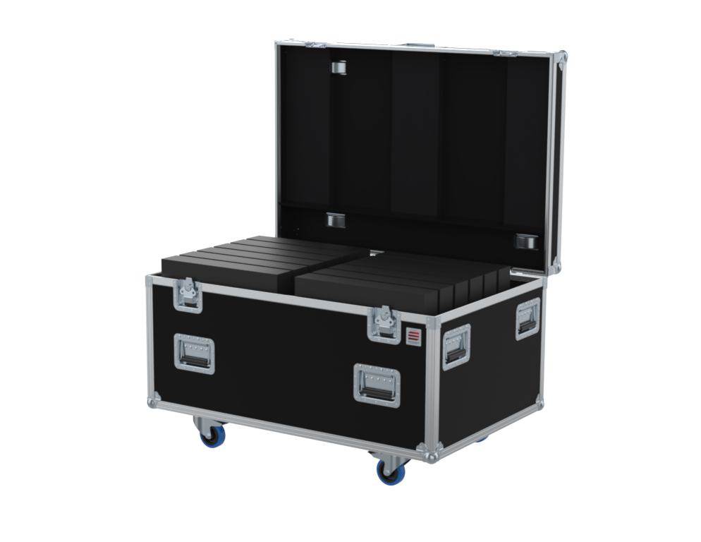 Santosom Display Flight case, 12x Led (500x83,3x500mm)