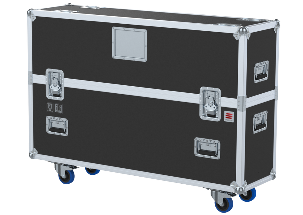 SANTOSOM Display Flight case PRO, 2x Screen Adjustable (max: 146x86x11)