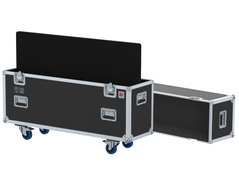 SANTOSOM Display Flight case PRO, 2x Screens 55´ (1261x80x760 UID)