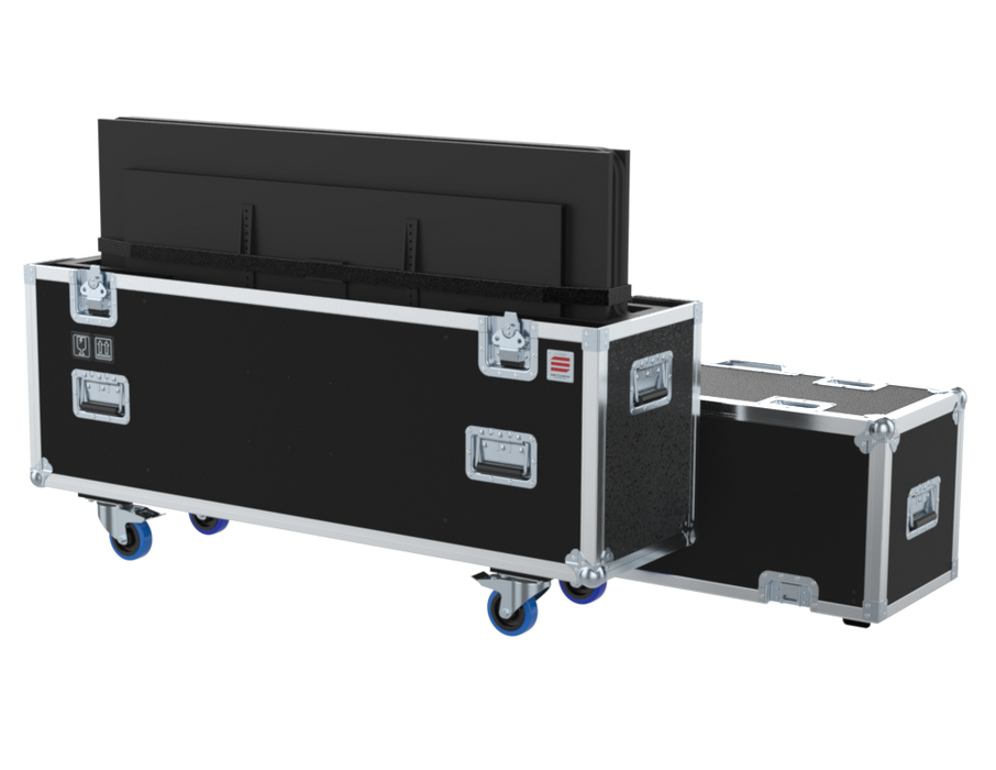 SANTOSOM Display Flight case PRO, 2x Screens 55´ (1280x80x750 UID)