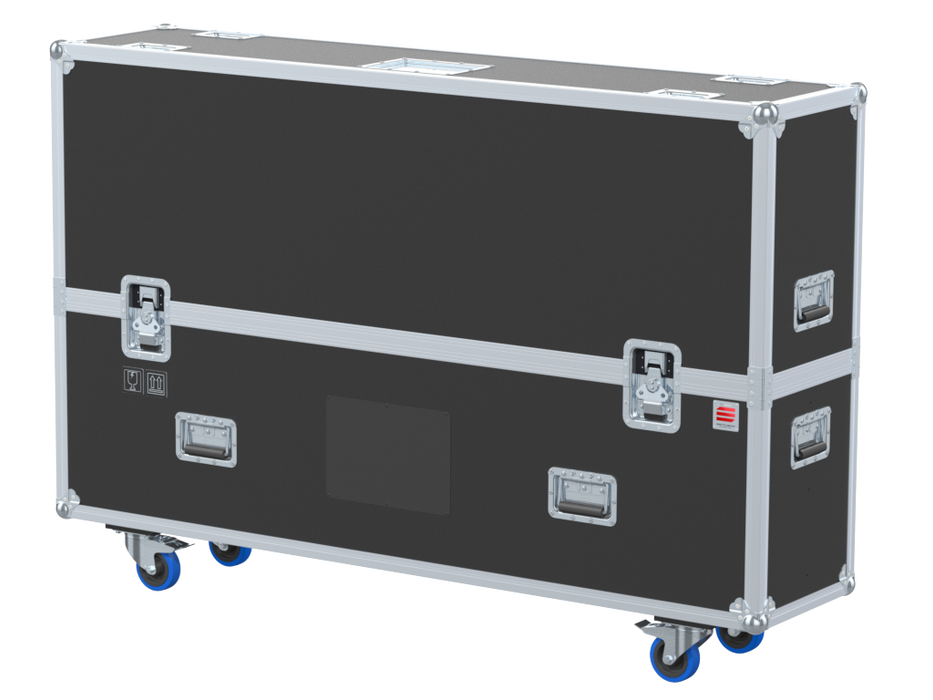 SANTOSOM Display Flight case PRO, 2x Screen adjustable ±60" (max: 150x91x11)