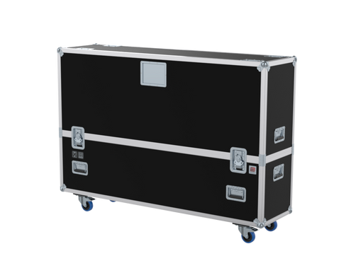 SANTOSOM Display Flight case PRO, 2x Screen adjustable ±70" (max: 165x105x11
