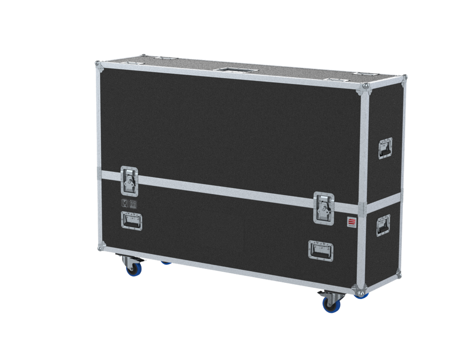 SANTOSOM Display Flight case PRO, 2x Screen adjustable ±70" (max: 165x105x11