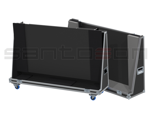 SANTOSOM Display Flight case PRO, 1x Plasma 98´ (2220x140x1305 UID)