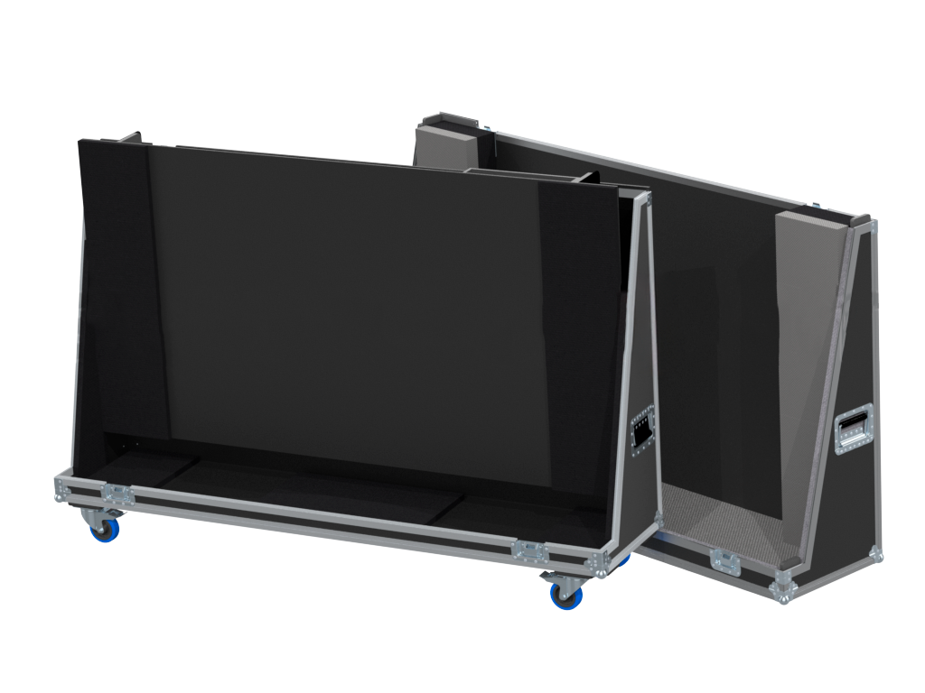 SANTOSOM Display Flight case PRO, 1x Plasma 98´ (2220x140x1305 UID)