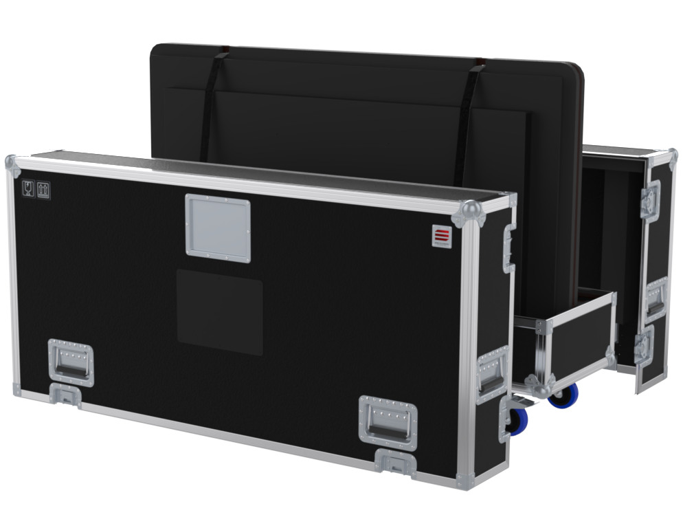 SANTOSOM Display Flight case PRO, 2x Screen 65´ (1520x90x870 UID)