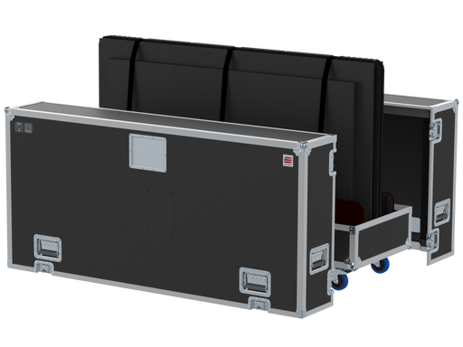 SANTOSOM Display Flight case PRO, 2x Screens 55" a 75", 6x 40"