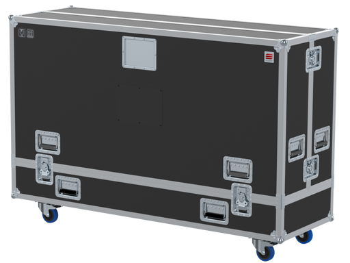 SANTOSOM Display Flight case PRO, 2x Screens 55" a 75", 6x 40"