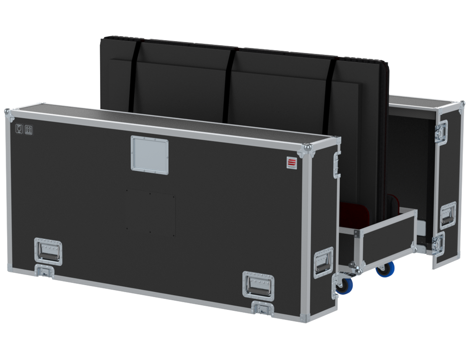 SANTOSOM Display Flight case PRO, 2x Screen 75" (W1720xD77xH960 UID)