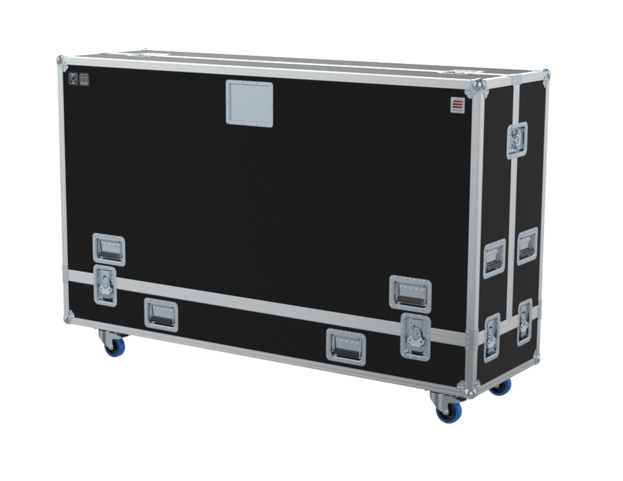 SANTOSOM Display Flight case PRO, 2x Screen 85", 6x 43" Adjust. (1920x160x106