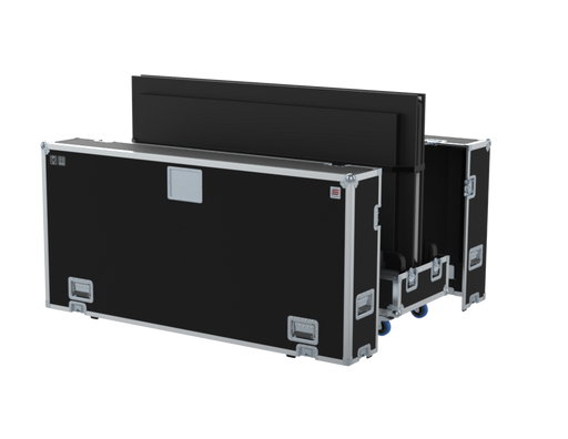 SANTOSOM Display Flight case PRO, 2x Screen 85", 6x 43" Adjust. (1920x160x106