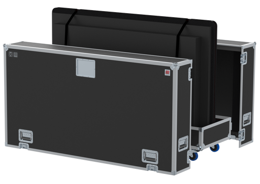 SANTOSOM Display Flight case PRO, 2x Screen 85" (1920x160x1160mm UID)