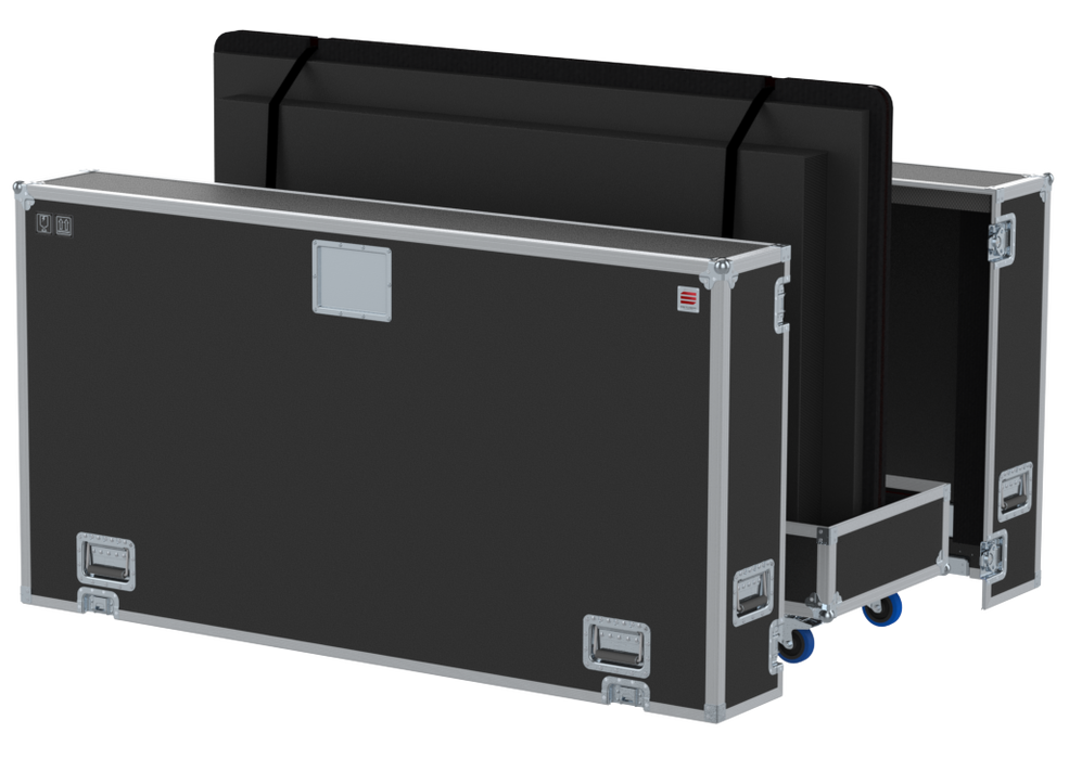 SANTOSOM Display Flight case PRO, 2x Screen 85" (1920x160x1160mm UID)