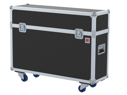 SANTOSOM Display Flight case adjustable, monitor w/ base ±42 (max: 102x20x66)