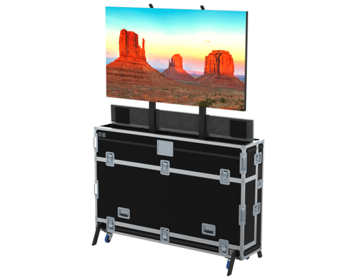 Santosom Display Flight case PRO, 1 Screen Lift 85" (19x8x11cm UID)