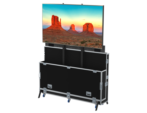SANTOSOM Display Flight case PRO, 1x Plasma Lift 100" (2260x185x1388mm UID)