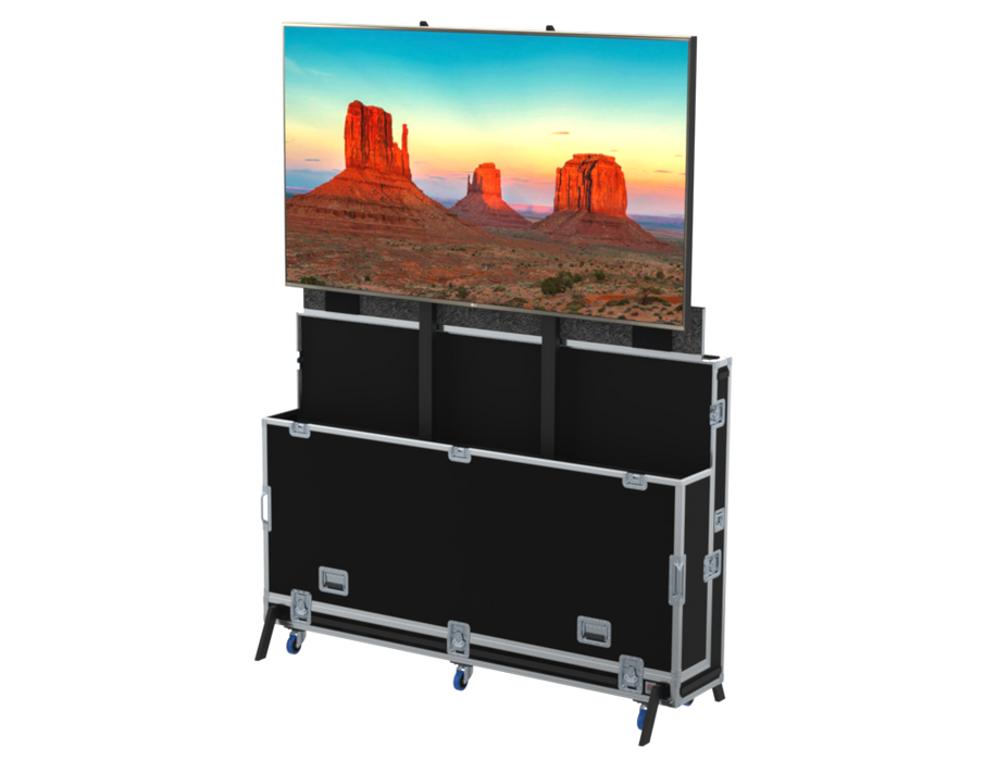 SANTOSOM Display Flight case PRO, 1x Plasma Lift 100" (2260x185x1388mm UID)