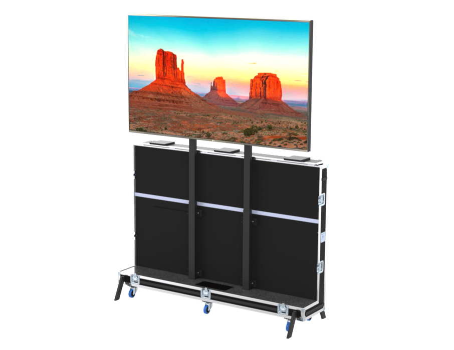 SANTOSOM Display Flight case PRO, 1x Plasma Lift 100" (2260x185x1388mm UID)