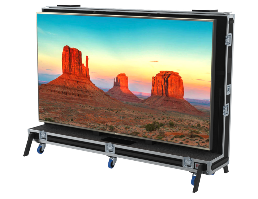 SANTOSOM Display Flight case PRO, 1x Plasma Lift 100" (2260x185x1388mm UID)