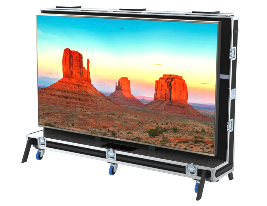 SANTOSOM Display Flight case PRO, 1x Plasma Lift 100" (2260x185x1388mm UID)