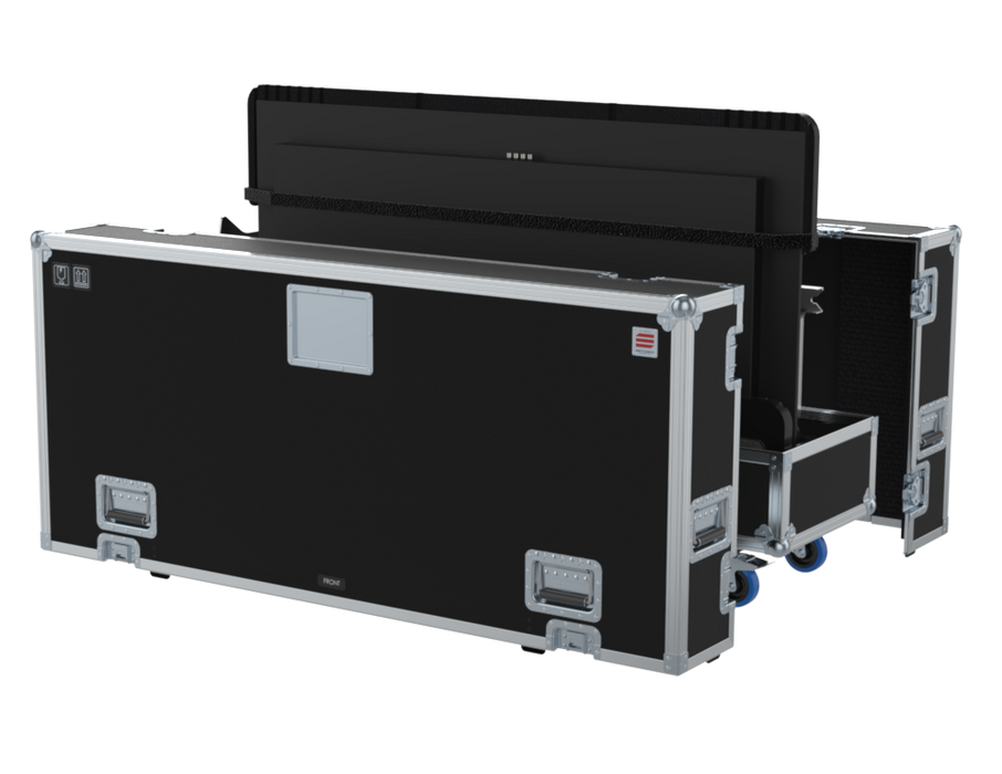 SANTOSOM Display FC PRO, 1x 65" Adjustable Screen with Floor Stand