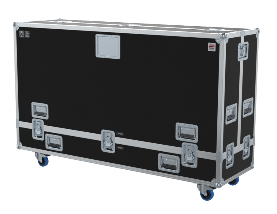 SANTOSOM Display FC PRO, 1x 75" Adjustable Screen with Floor Stand
