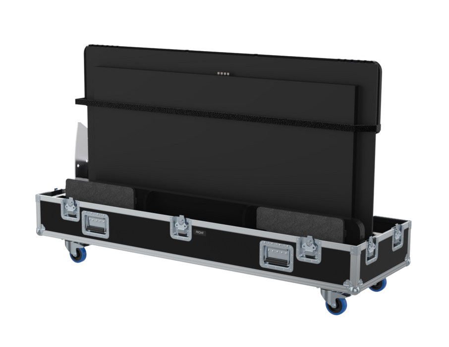 SANTOSOM Display FC PRO, 1x 75" Adjustable Screen with Floor Stand