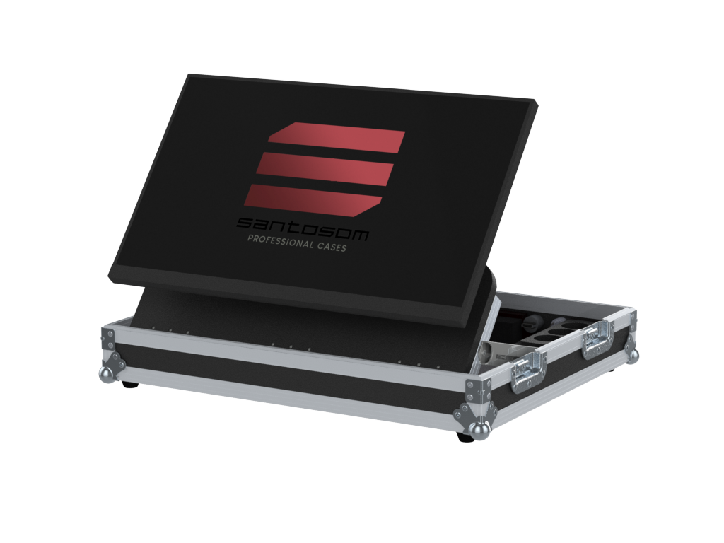 Santosom Flight case monitor, LCD 32" (75x51x12 cm)