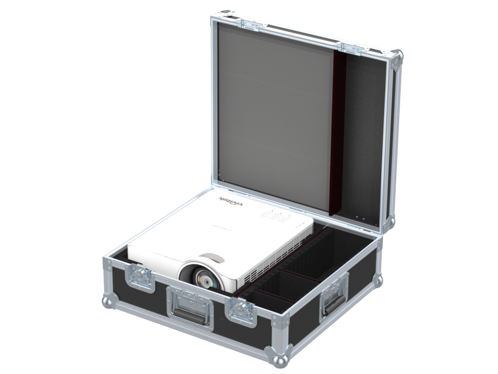 Santosom Video Projector Flight case, Vivitek DU4371Z-ST + acess.