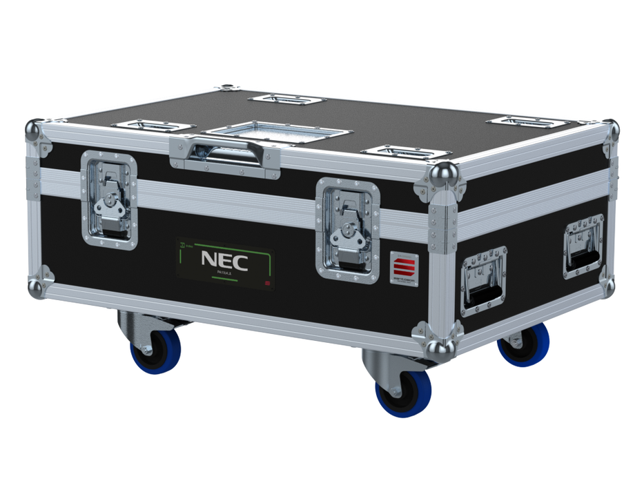 SANTOSOM Video Projector Flight case PRO, 1x Projector NEC1004 + 3x Lens NP series