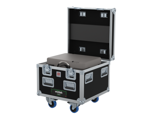 Santosom Video Projector Flight case simple, Vivitek DU5053Z (lens on)