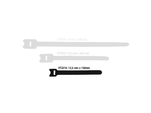 Cable Ties Hook & loop 12,5x150 mm