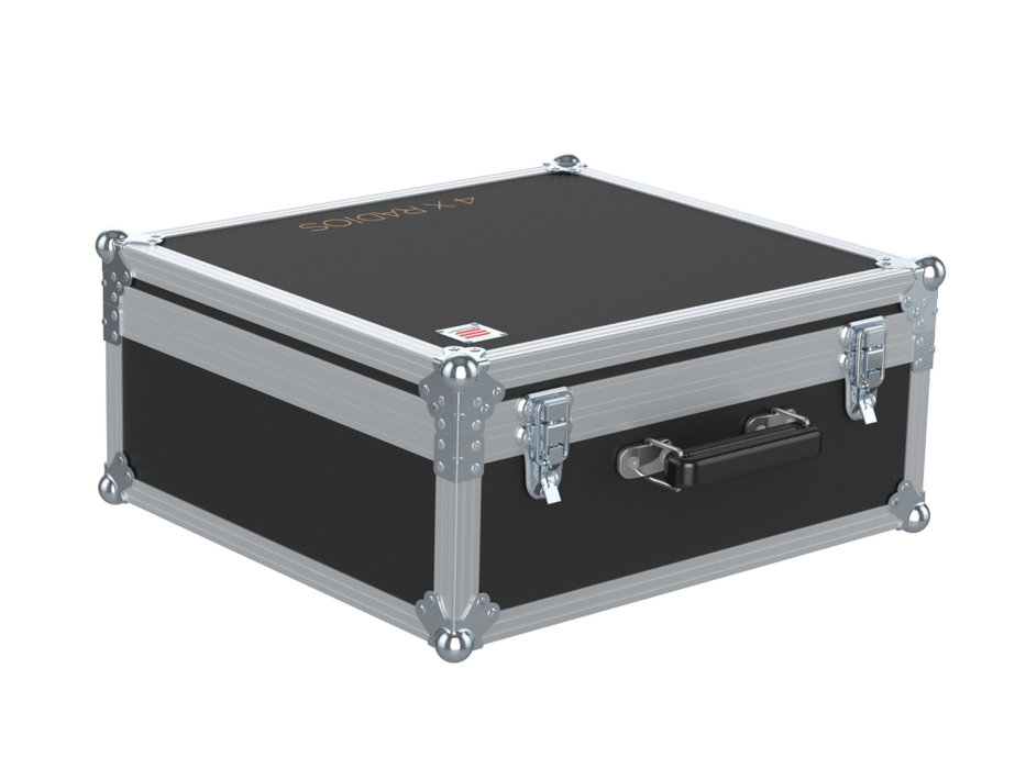Santosom Flight case PRO, 4x Portable Radio RP1