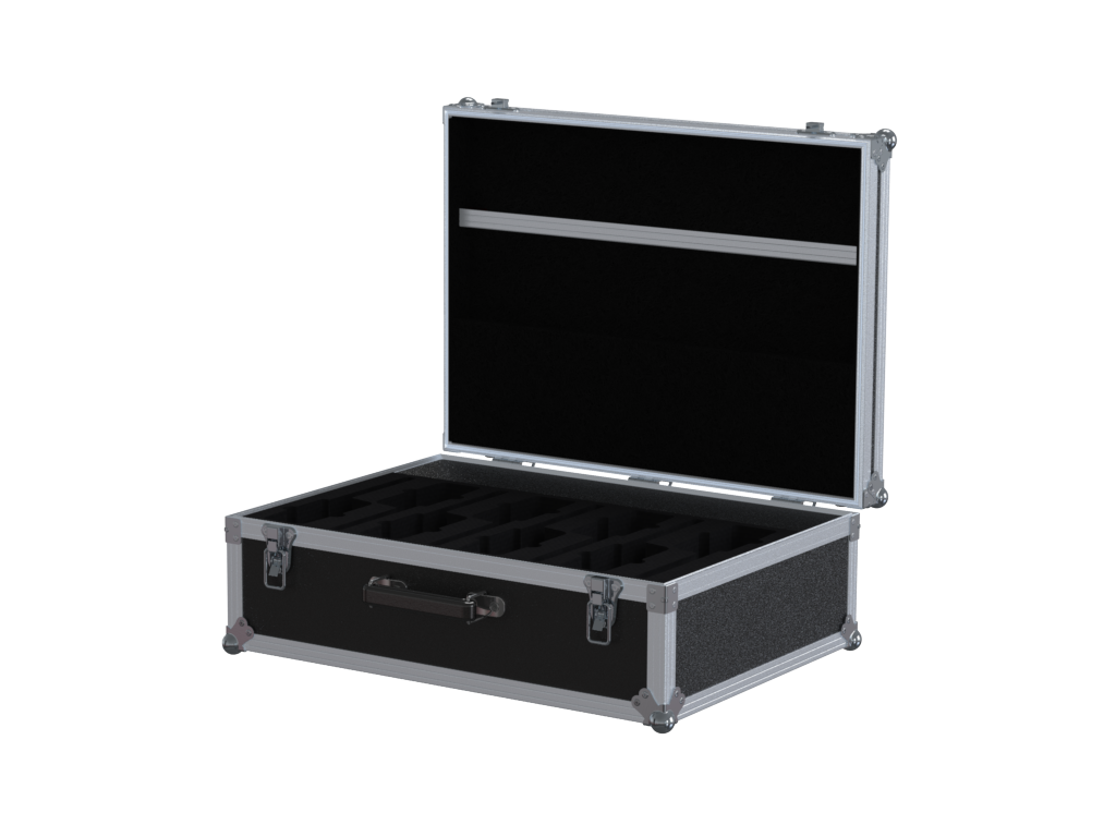 Santosom Flight case PRO, 8x Portable Radio RP1