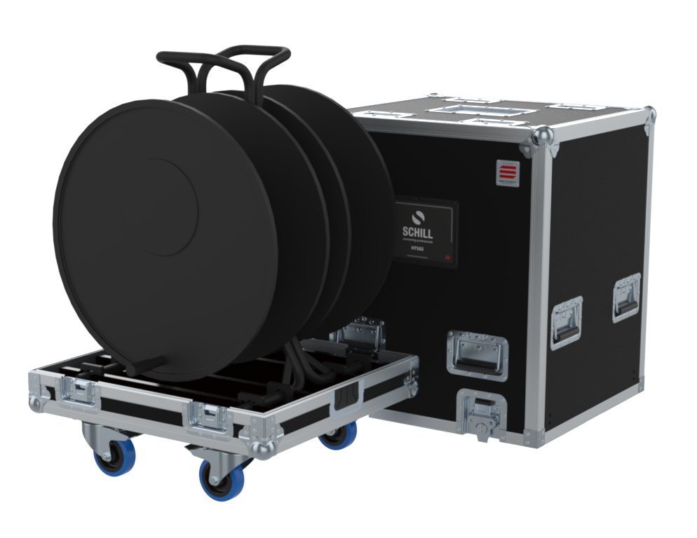 SANTOSOM Cables Flight case PRO, Cable Reel Schill HT582
