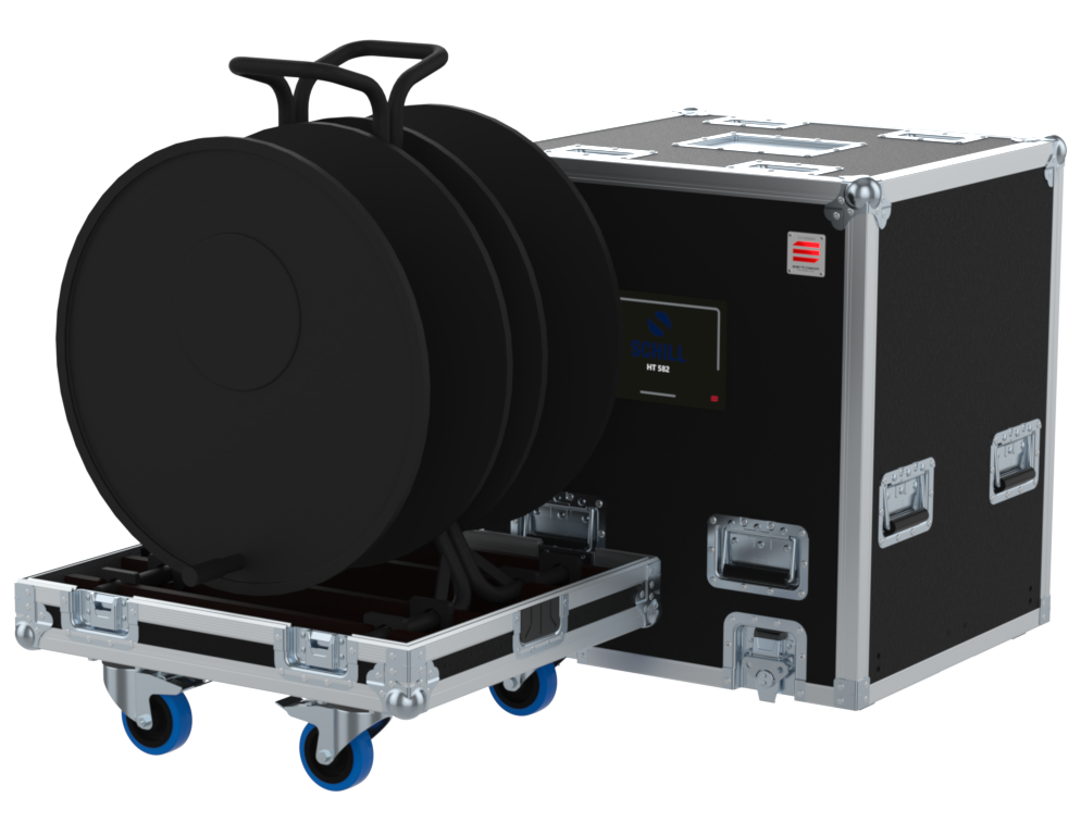 SANTOSOM Cables Flight case PRO, Cable Reel Schill HT582