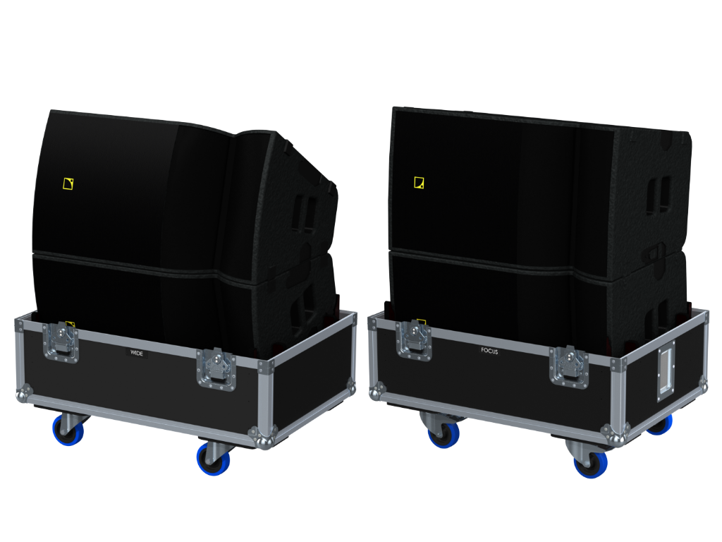 Santosom Cabinet Flight case PRO, 2x L-Acoustics A15