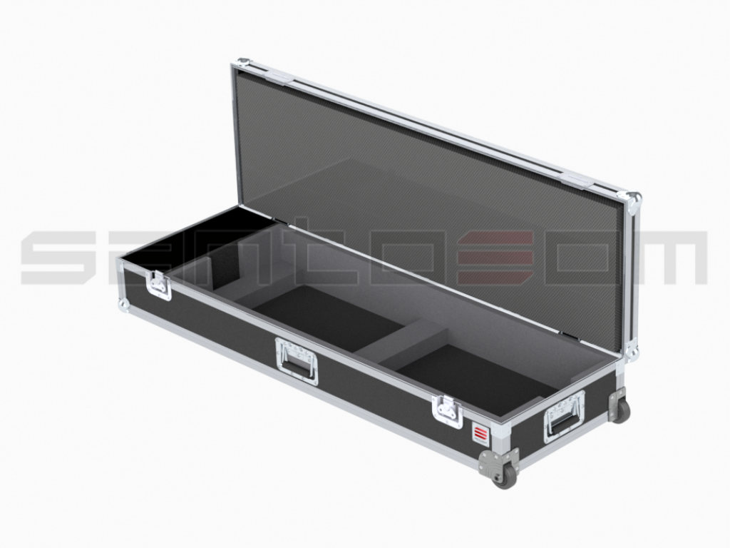 Santosom Keyboard Flight Case, Hammond XK5 + EXP100F + access.