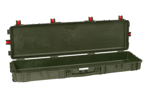 EXPLORER WATERPROOF CASE  154x37.7x16+4,2 cm (93lt) w/ wheels - Green