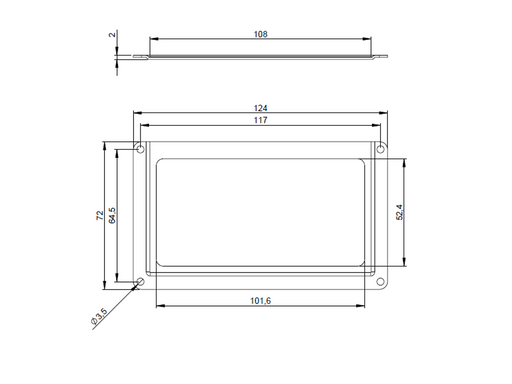 Adam Hall Hardware  Label Holder