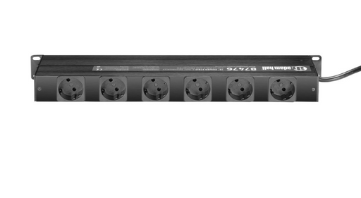 Adam Hall   19" Power strip 6-way, individually SwitchableAndprotected