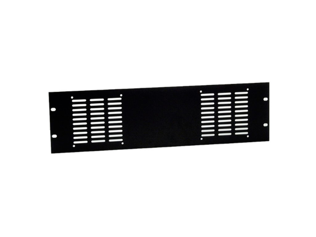 Adam Hall Hardware  Rack Panel punched For 2 fans