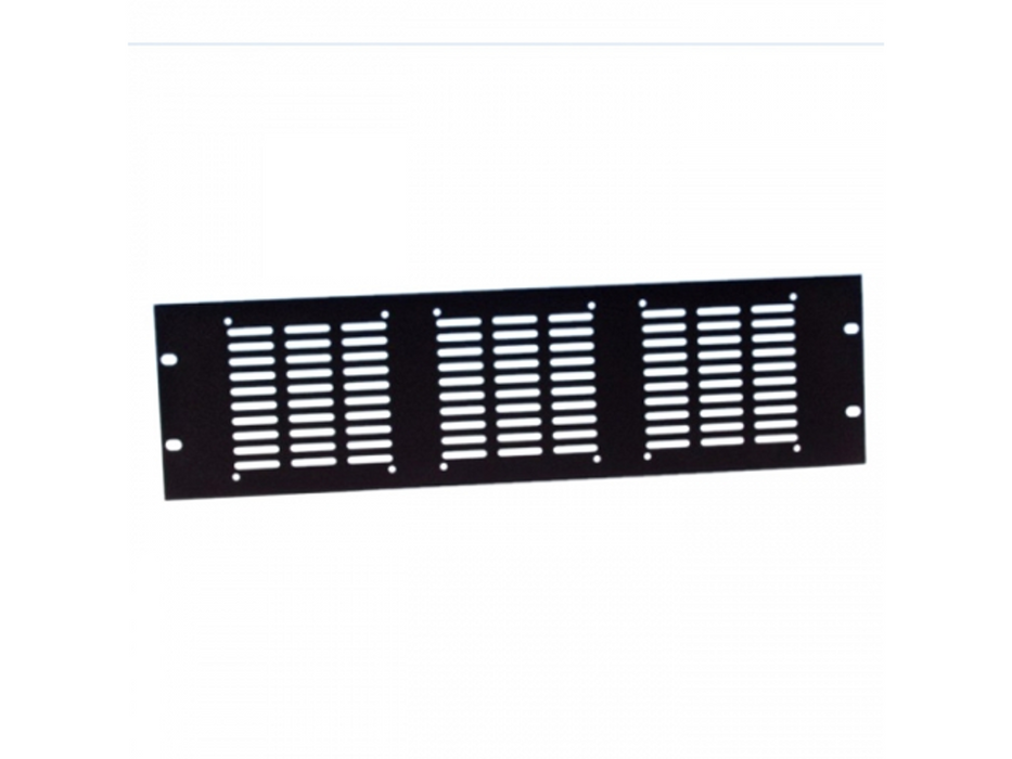 Adam Hall Hardware  Rack Panel punched For 3 fans