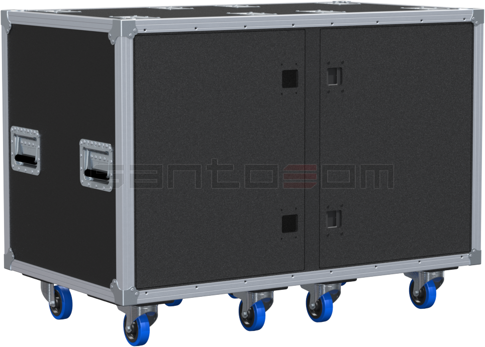 Santosom Rack Double Side Sliding-Rack ASDD2, 14+14U 530