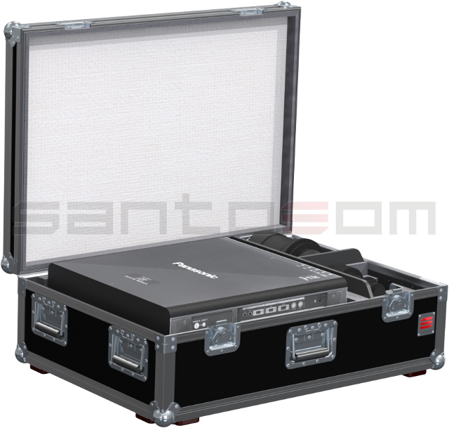 Santosom Video Projector  Flight case, Panasonic PT-DS8500/DS100X + lens