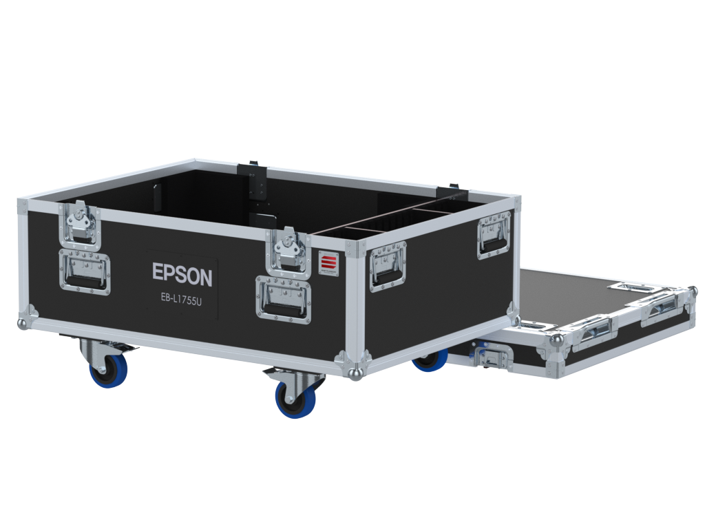 Santosom Video Projector  Flight case PRO, EPSON EB 1755 with Frame + accessories