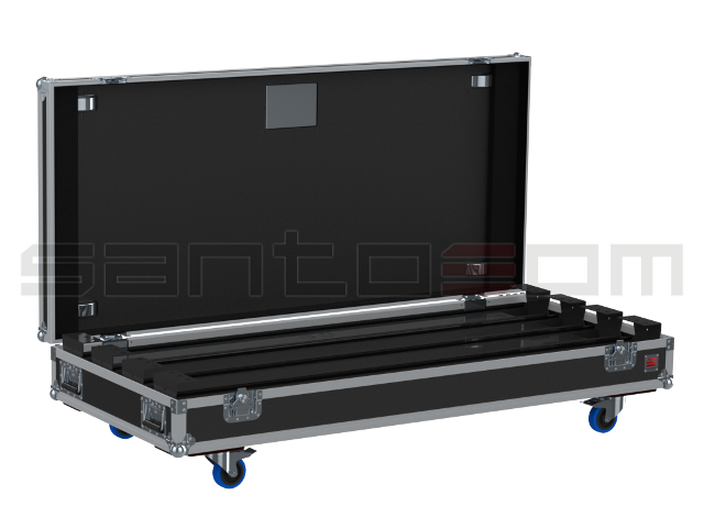 Santosom Blind Flight case PRO, 4x Chroma-Q Color Force II 72