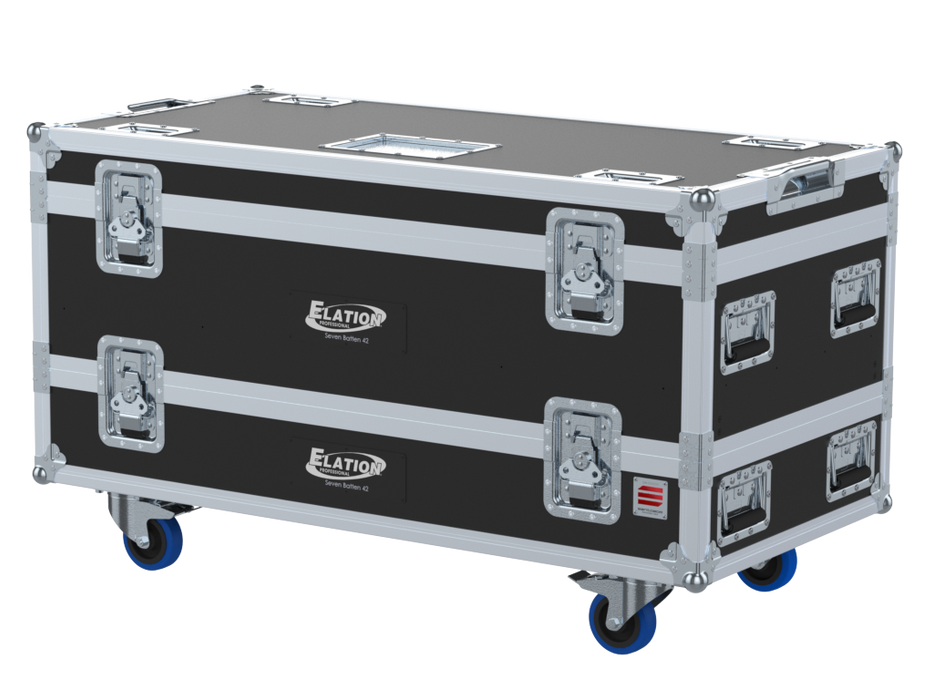 Santosom Blind Flight case PRO-3M, 6x Elation Seven Batten 42