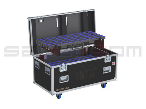 Santosom Blind Flight case PRO, 21x Chauvet Epix Strip Tour