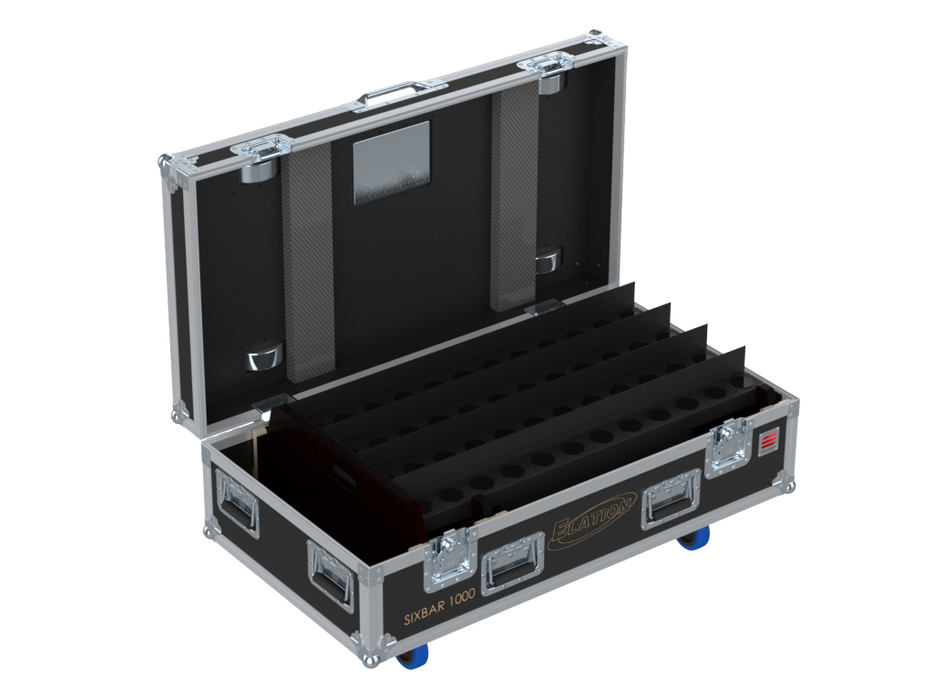 Santosom Blind Flight case PRO, 4x Elation Sixbar 1000